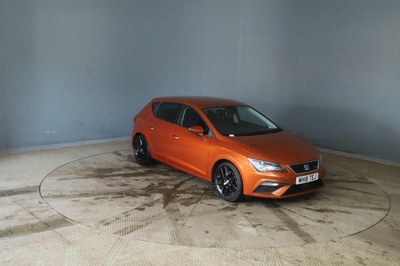 Orange Used 2018 Seat Leon FR Hatchback | £9,995 (Fair price) - Image 1/4