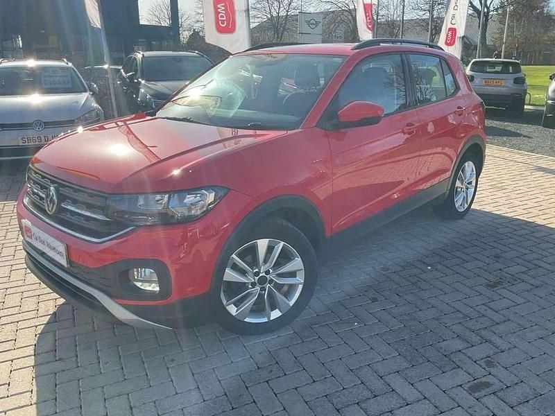 Used VW T-Cross SE 94 HP (69 kW) 2019 Red SUV