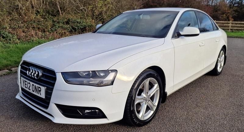 White Used 2012 Audi A4 Sedan | £3,695 (Fair price) - Image 1/4