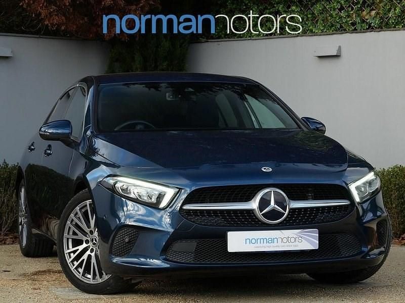 Blue Used 2022 Mercedes A200 Executive Sedan | £21,495 (Fair price) - Image 1/3