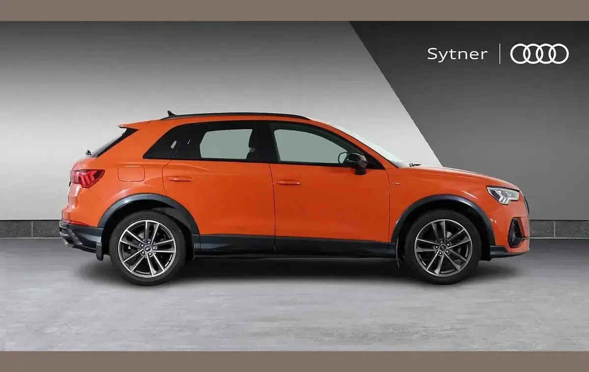 Used Audi Q3 Black Edition 150 HP (110 kW) 2021 Orange SUV