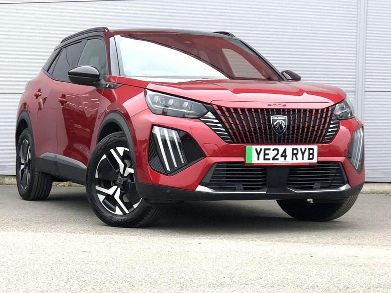 Red Used 2024 Peugeot e-2008 GTi SUV | £16,494 (Fair price) - Image 1/3