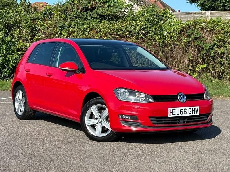 Red Used 2016 VW Golf VII Edition Hatchback | £11,480 (Fair price) - Image 1/4