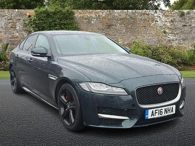 Green Used 2016 Jaguar XF R-Sport Sedan | £9,177 (Fair price) - Image 1/4