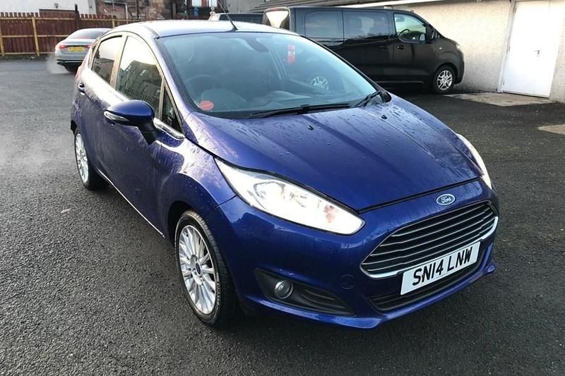 Used Ford Fiesta Titanium 2014 Blue Hatchback