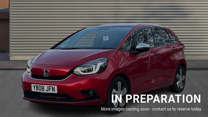 Used Honda Jazz Hybrid 109 HP (80 kW) 2021 Red Hatchback