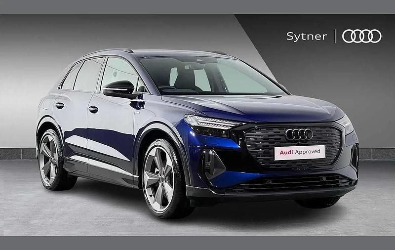 Blue Used 2024 Audi Q4 e-tron Black Edition SUV | £36,500 (Fair price) - Image 1/4