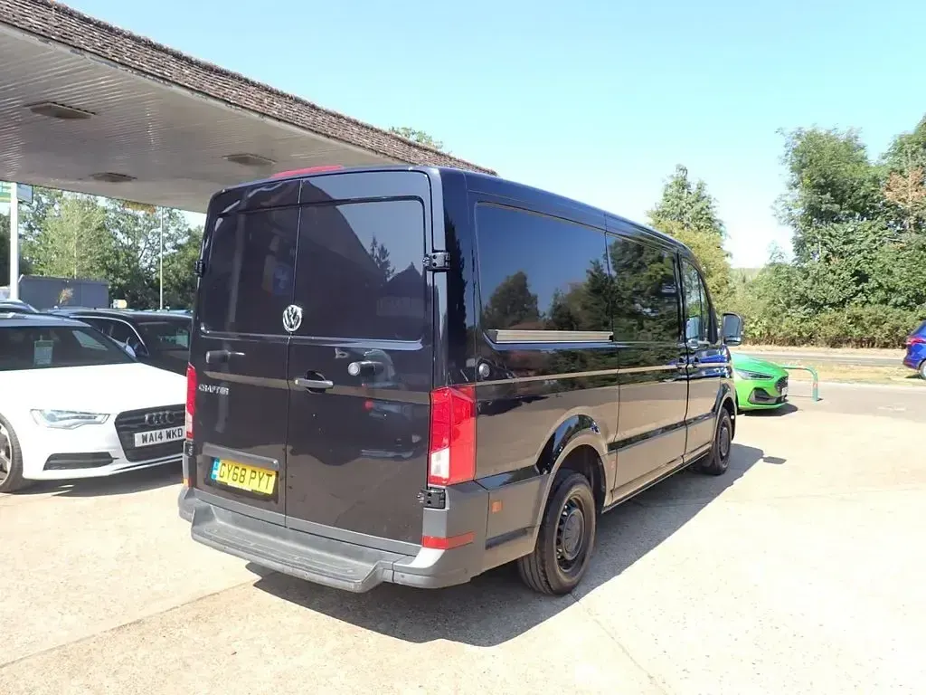 Used VW Crafter Highline 177 HP (130 kW) 2018 Black Van
