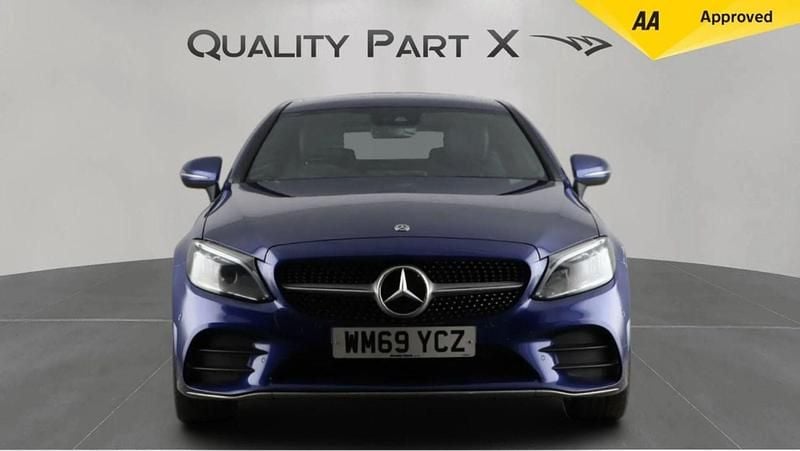 Used Mercedes C200 AMG Line Premium 2020 Blue Coupe