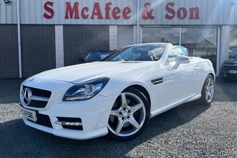 Used Mercedes SLK250 AMG 2014 White Cabriolet