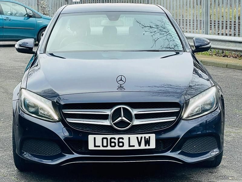 Used Mercedes C350e 2016 Blue Sedan