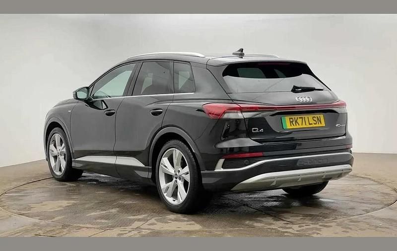 Used Audi Q4 e-tron S-Line 150 kW (204 HP) 2021 Black SUV
