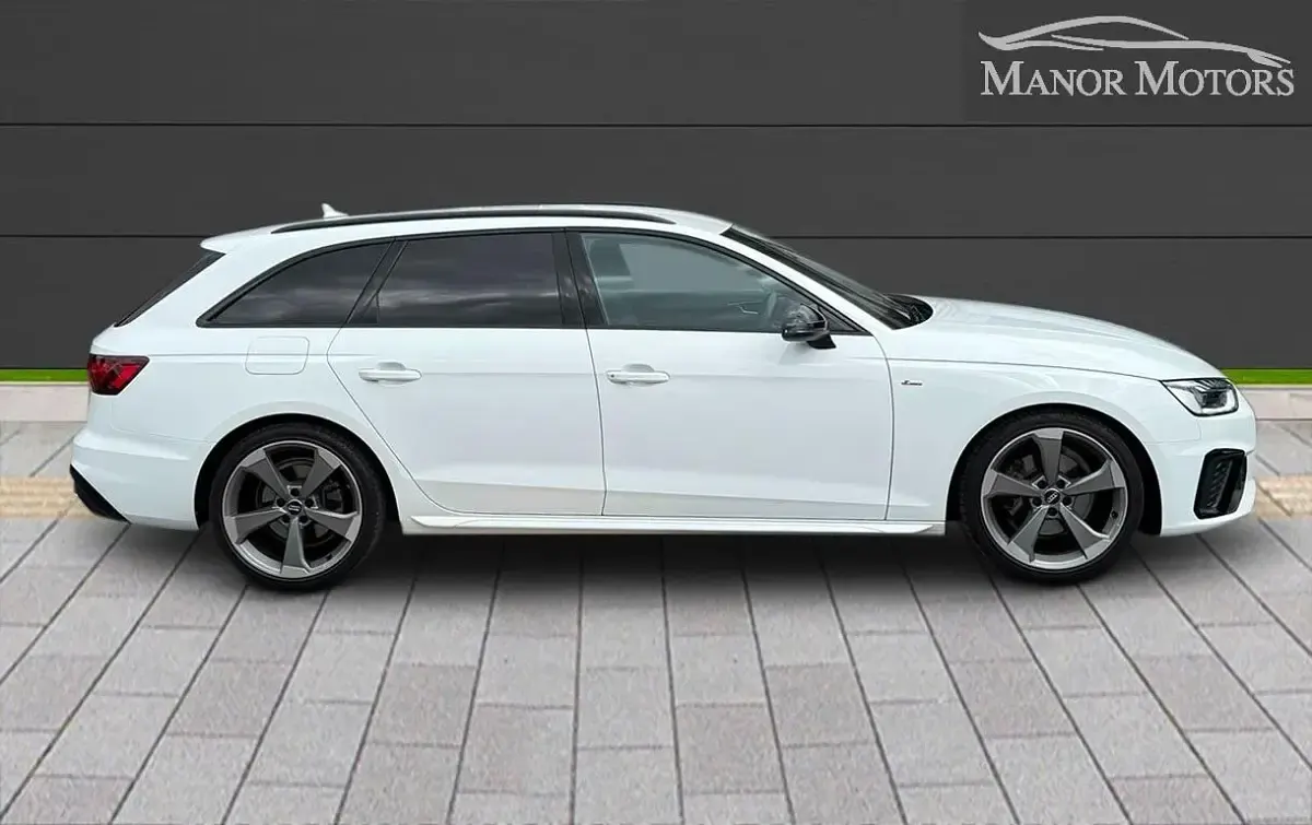 Used Audi A4 Black Edition 150 HP (110 kW) 2020 White Estate