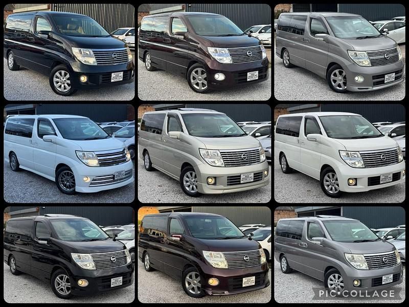 Used Nissan Elgrand 2009 Black MPV