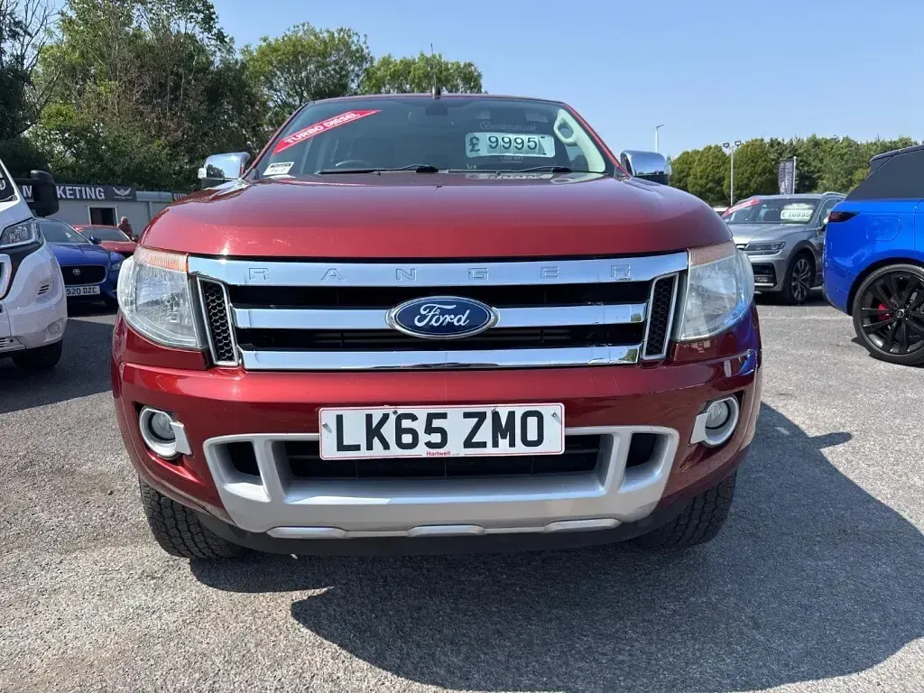 Used Ford Ranger Limited 2015 Red Pickup