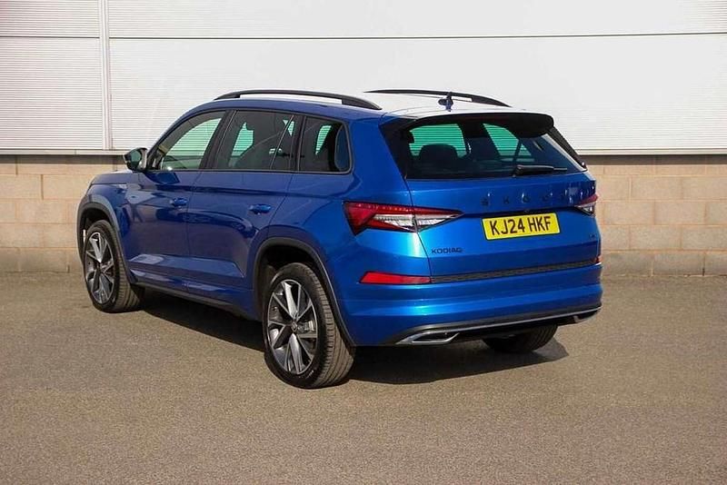 Used Skoda Kodiaq SportLine 196 HP (144 kW) 2024 Race blue metallic SUV