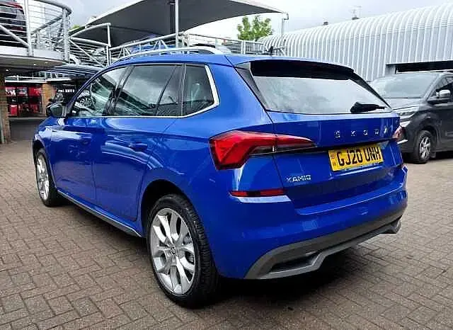 Used Skoda Kamiq SE L 113 HP (83 kW) 2020 Energy blue SUV