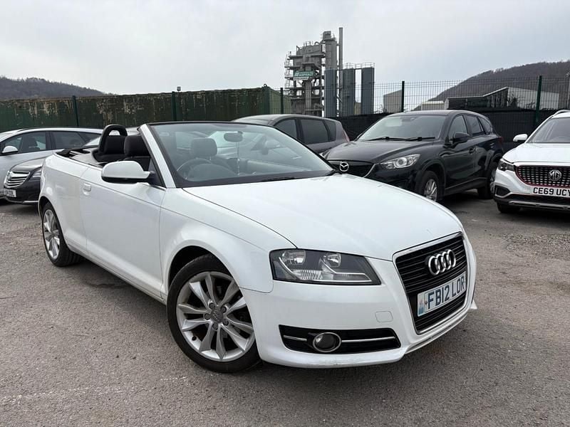 Used Audi A3 Cabriolet Sport 105 HP (77 kW) 2012 White Cabriolet