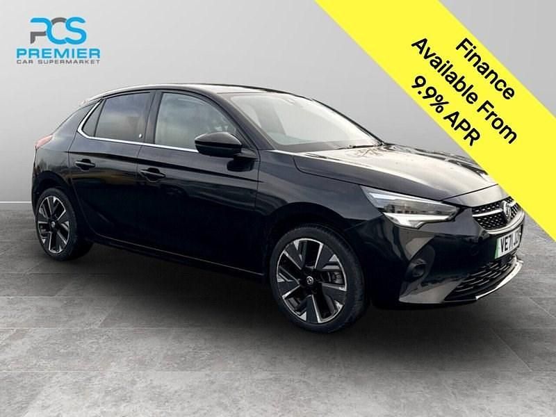 Used Vauxhall Corsa-e Elite 100 kW (136 HP) 2021 Black Hatchback