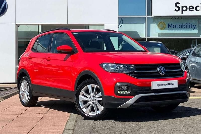 Red Used 2020 VW T-Cross SE SUV | £13,295 (Fair price) - Image 1/4