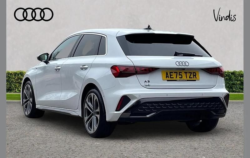 Used Audi A3 S-Line 147 HP (108 kW) 2025 White Hatchback