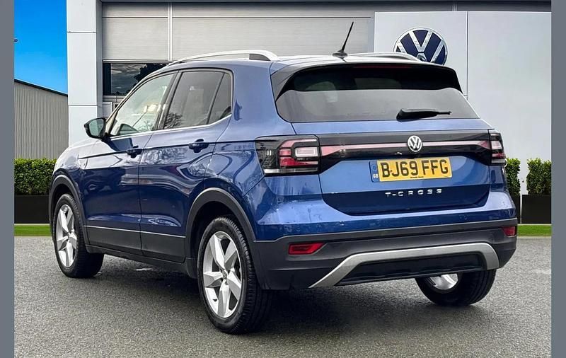Used VW T-Cross SEL 115 HP (84 kW) 2019 Blue SUV