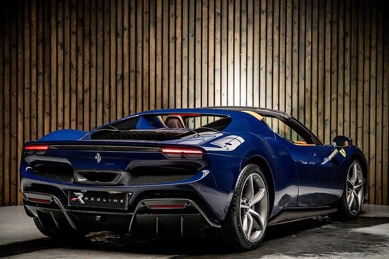 New Ferrari 296 2025 Blue Cabriolet