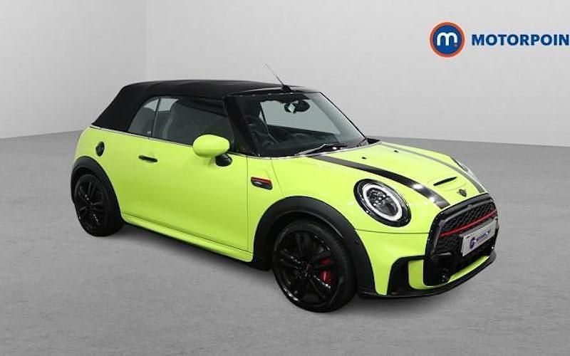 Used Mini John Cooper Works Cabriolet Comfort 231 HP (169 kW) 2022 Yellow Cabriolet
