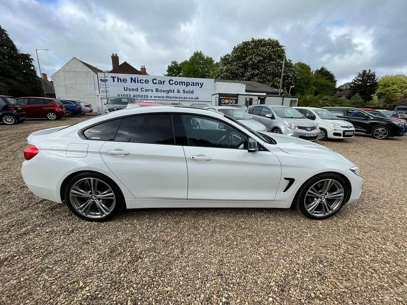 White Used 2015 BMW 420 Sport Line Coupe | £10,695 (Good price) - Image 1/4
