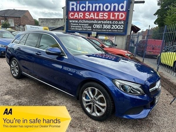 Blue Used 2016 Mercedes C350 Estate | £10,490 (Fair price) - Image 1/1