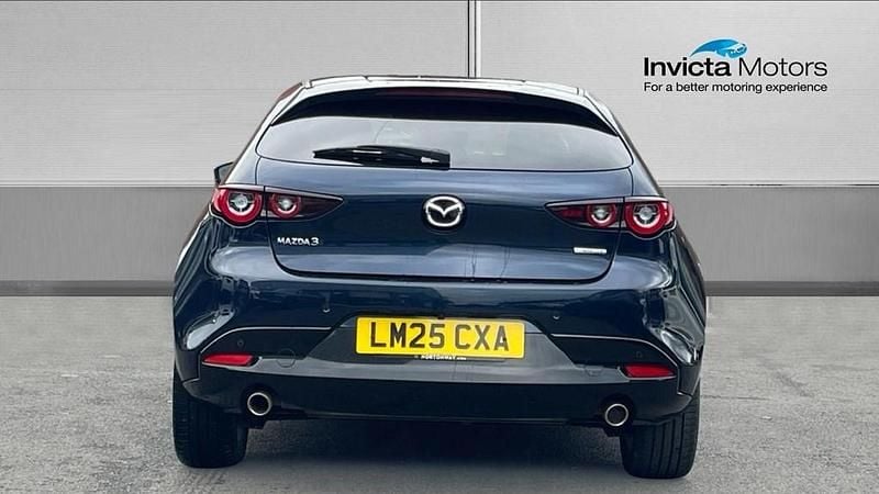 Used Mazda 3 Exclusive-Line 138 HP (101 kW) 2025 Blue Hatchback