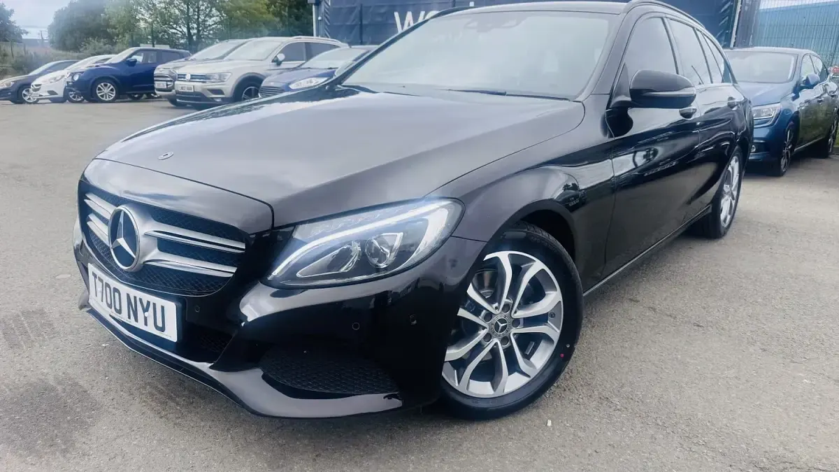 Used Mercedes C220 2017 Black Estate