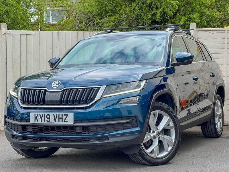 Used Skoda Kodiaq 150 HP (110 kW) 2019 Blue SUV