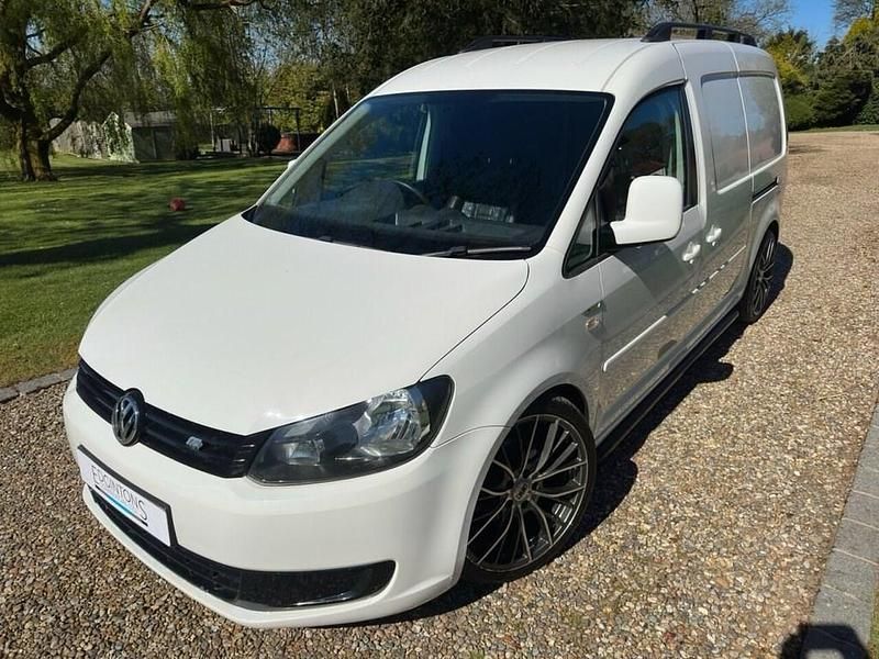 Begagnad VW Caddy Startline 2014 Vit Minibuss