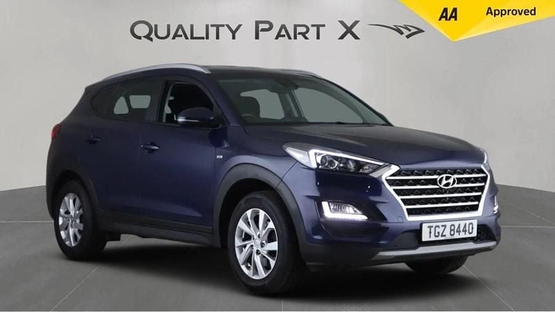 Blue Used 2021 Hyundai Tucson SE SUV | £13,450 (Good price) - Image 1/4