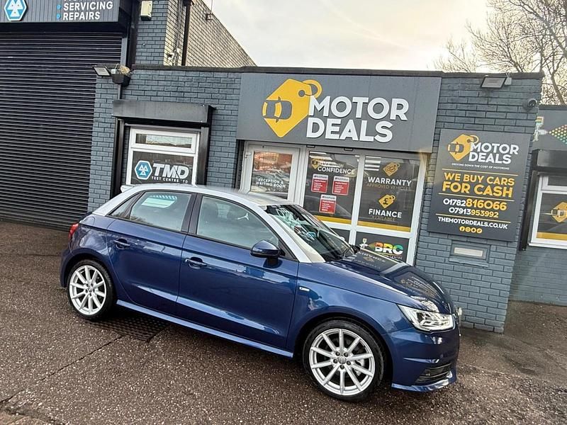 Used Audi A1 Sportback S-Line 2015 Blue Hatchback