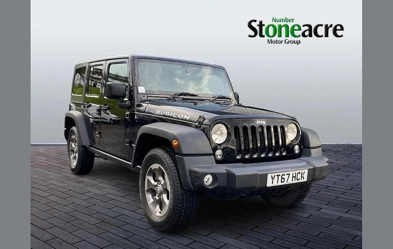 Black Used 2017 Jeep Wrangler Rubicon SUV | £29,739 (Fair price) - Image 1/4