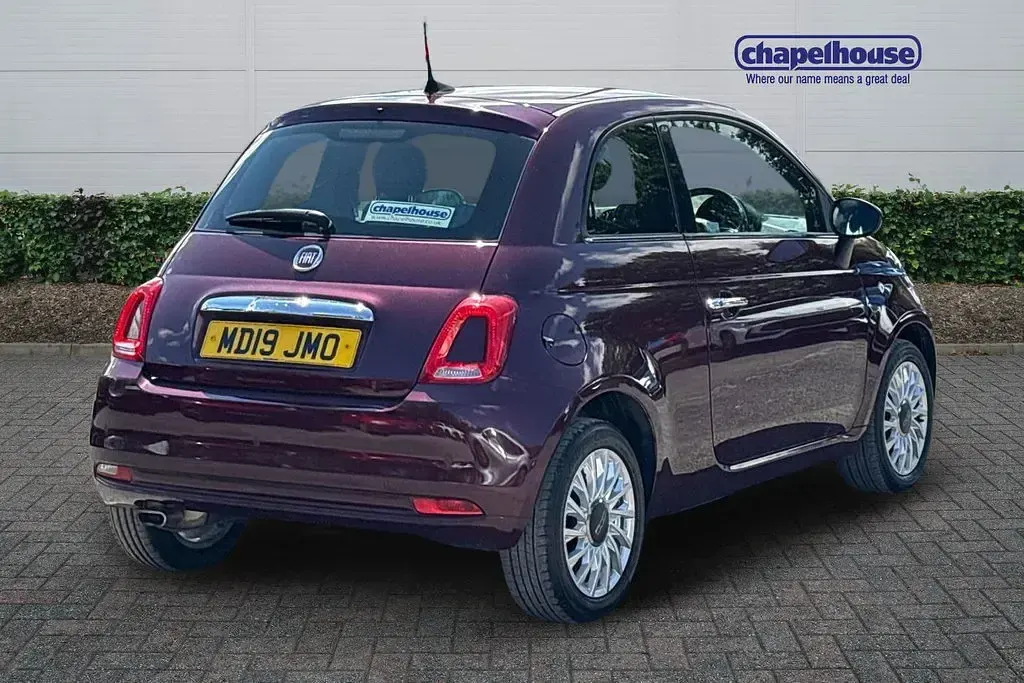 Used Fiat 500 Lounge 69 HP (50 kW) 2019 Red Hatchback
