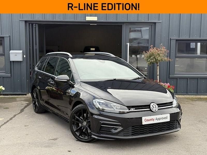 Black Used 2024 VW Golf VIII R-line Estate | £11,990 (Super price) - Image 1/4