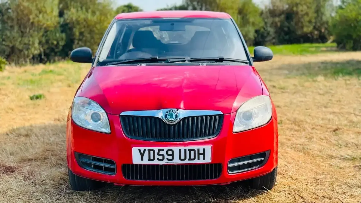 Used Skoda Fabia 105 HP (77 kW) 2009 Red Hatchback