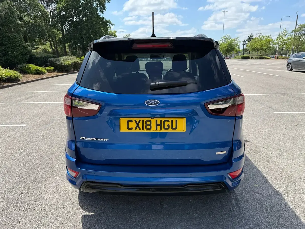 Used Ford Ecosport ST-Line 125 HP (91 kW) 2018 Blue SUV