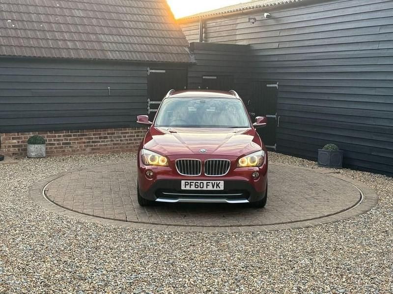 Used BMW X1 Sport Line 204 HP (150 kW) 2010 Red SUV