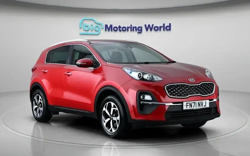 Used Kia Sportage 136 HP (100 kW) 2021 Red SUV
