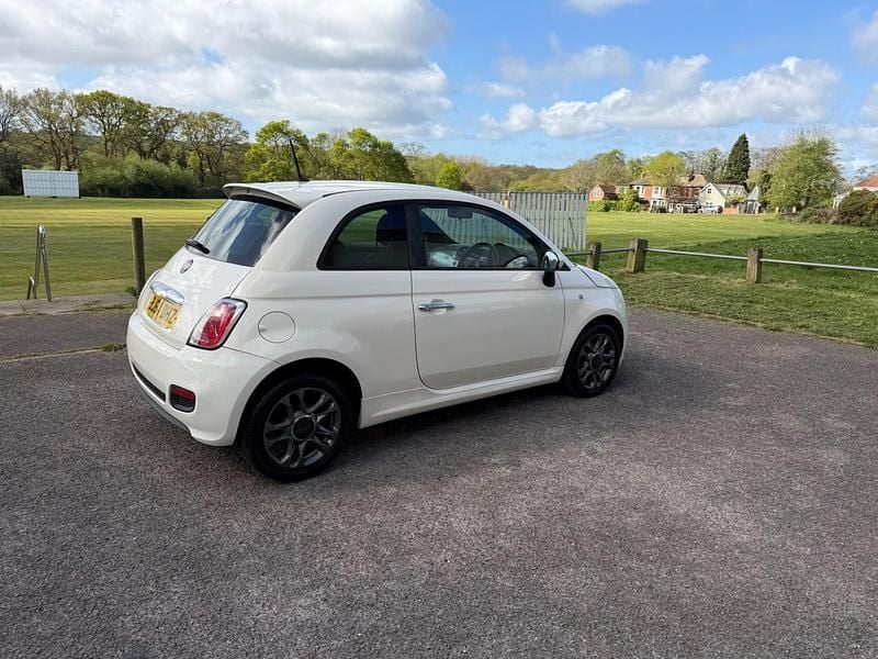 Used Fiat 500 S 69 HP (50 kW) 2014 White Hatchback