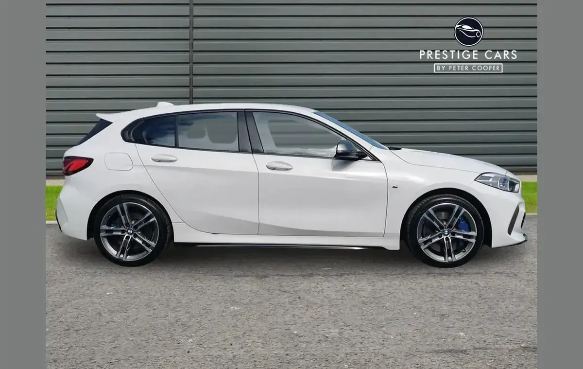 Used BMW M135 Comfort Edition 301 HP (221 kW) 2021 White Hatchback