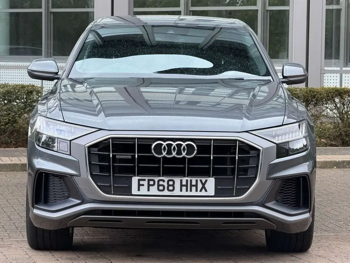 Used Audi Q8 S-Line 286 HP (210 kW) 2018 Grey SUV