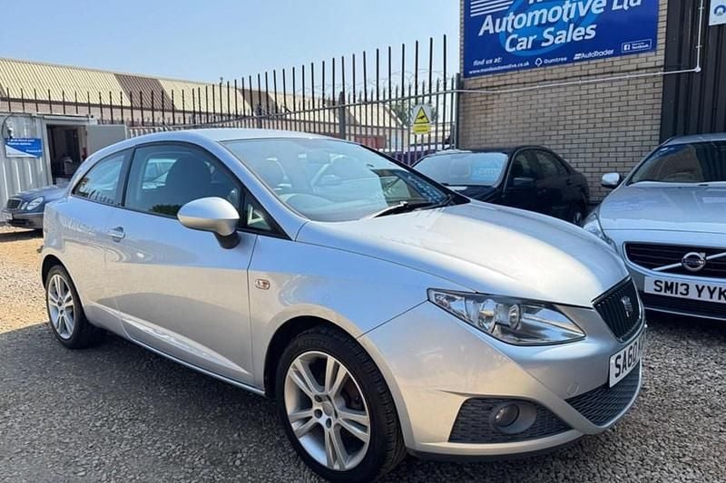 Silver Used 2010 Seat Ibiza Sport Coupe | £2,395 (Good price) - Image 1/1