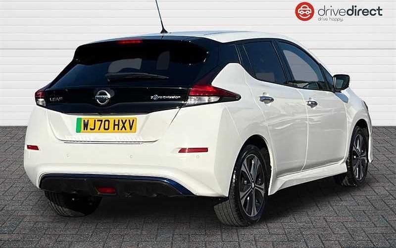 Used Nissan Leaf N-TEC 160 kW (218 HP) 2020 White Hatchback
