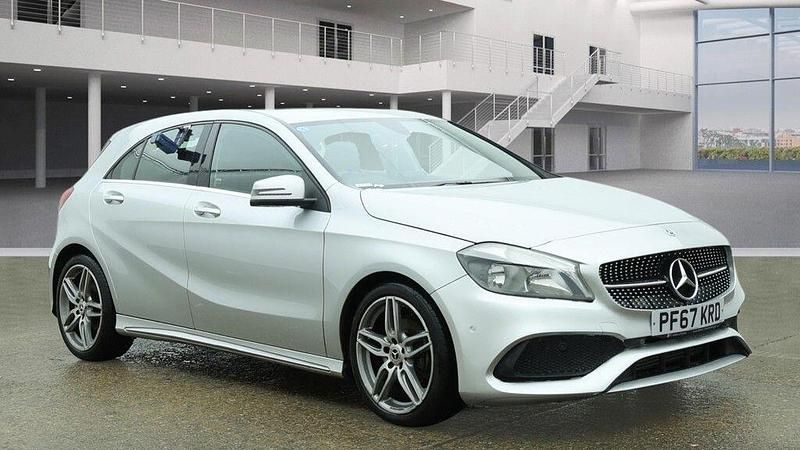 Used Mercedes A180 AMG line 2017 Silver Hatchback