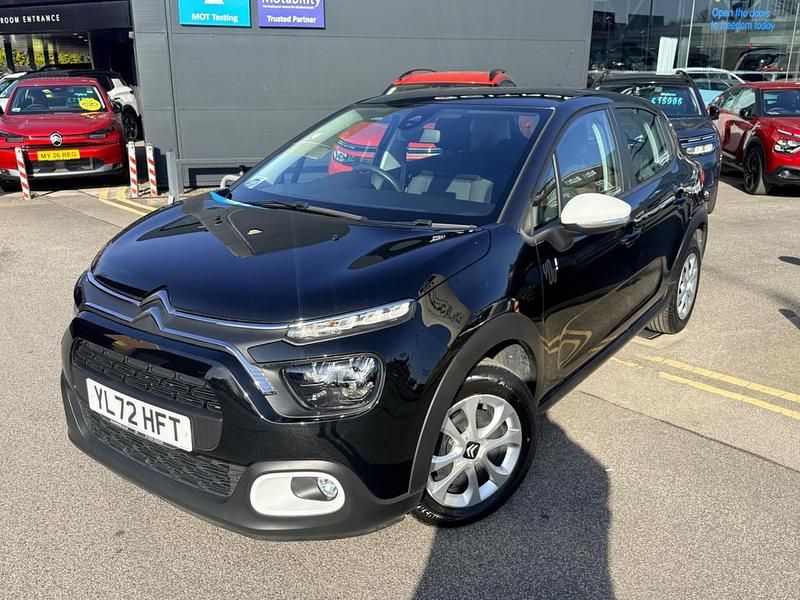 Used Citroën C3 PureTech 82 HP (60 kW) 2023 Black Hatchback